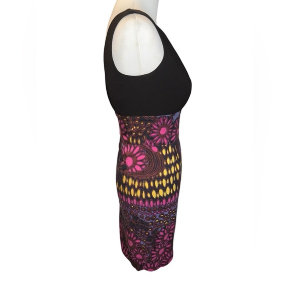 TRINA TURK Los Angeles Silk Rory Luxury Multi-Color Knee-Length Sheath Dress 2 - Picture 9 of 14